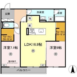 サンサン神野の物件間取画像